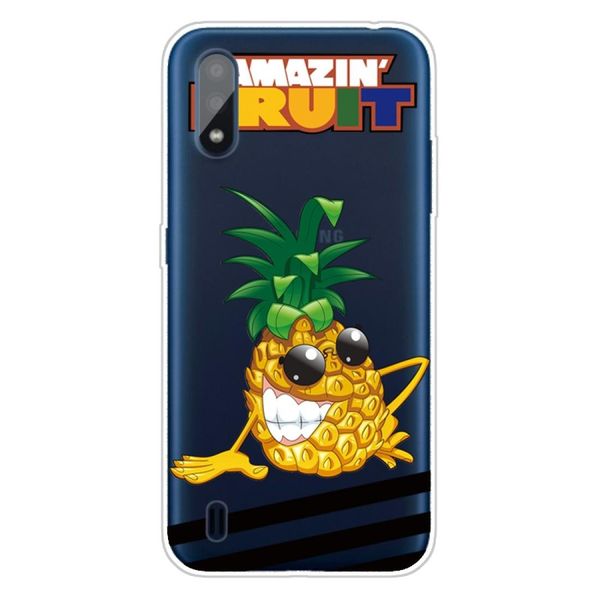 

for galaxy a01 shockproof painted transparent tpu protective case