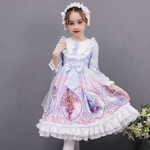 

drs girls' lolita children's princs, Red;yellow