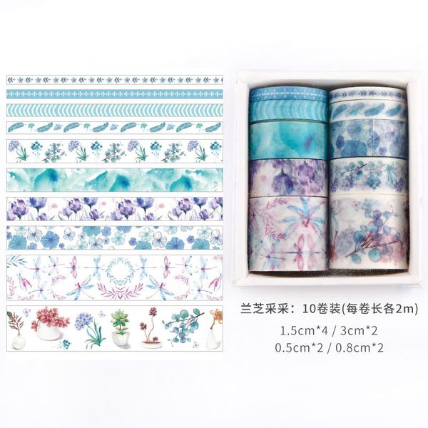 

2016 mm 10pcs sea and sen series decoration paper washi masking tape creative scrapbooking stationary school supplies h