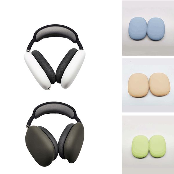 Para Airpods Max Fone de Ouvido Caso Protetor de Silicone para Apple Airpods Max Headset Bluetooth Headset Capa protetora 5 Cores DHL / FedEx