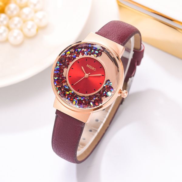

wholesale 30pcs mixed color fashion 34mm x 10mm 26g quartz ladies watch women's children's students watches casual wristwatches ch, Slivery;brown