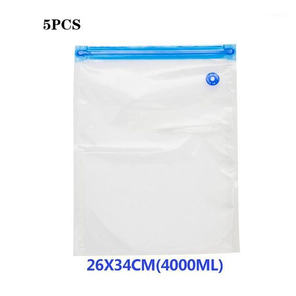 

5pcs/set vacuum storage bags transparent space saver seal bag for comforters pillows (22 * 34)1