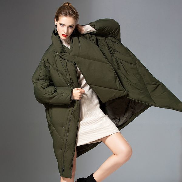 

thick winter under coat, women's korean fashions, soft jacket, large size, doudoune femme hiver 00jk, Black