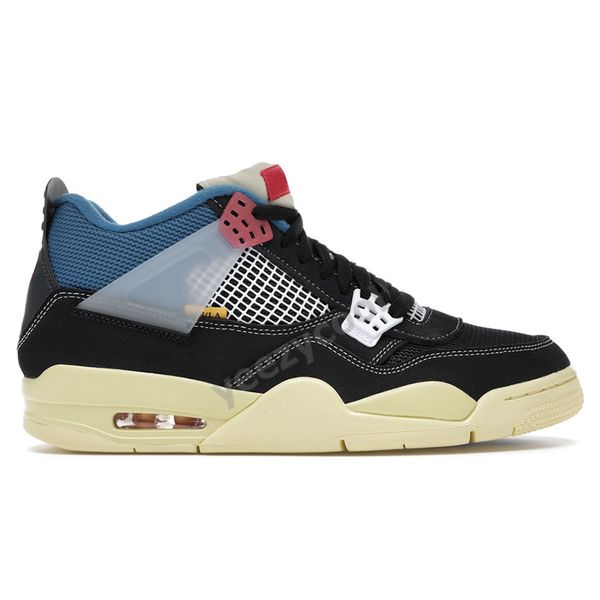 

2021 white x sail paris 4 4s jumpman mens basketball shoes pine green metallic purple union noir black cat cactus jack trainersf