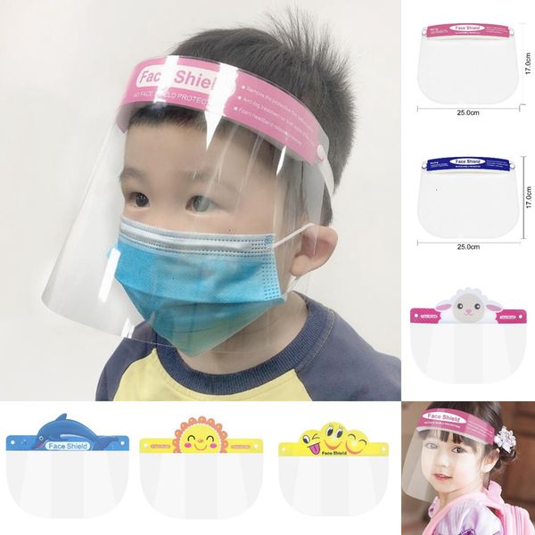 

anti shield dustproof droplets full masks kids 6 styles protective cover transparent face eyes protectective mask ooa7960