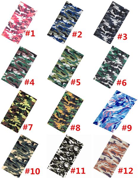 

factory outdoor camouflage cycling mask neck cover windproof sunscreen seamless magic scarf 300pcs t1i2084