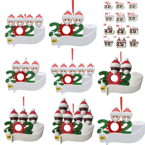 

factoryk9dsgreetings 12 diy styles seller ornament 2020 birthday party pandemic social distancing christmas tree pendant2r8t