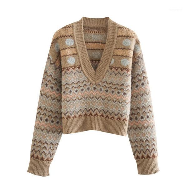 

100% cotton women sweater v neck knit wear polyester sweater multicolor1, White;black