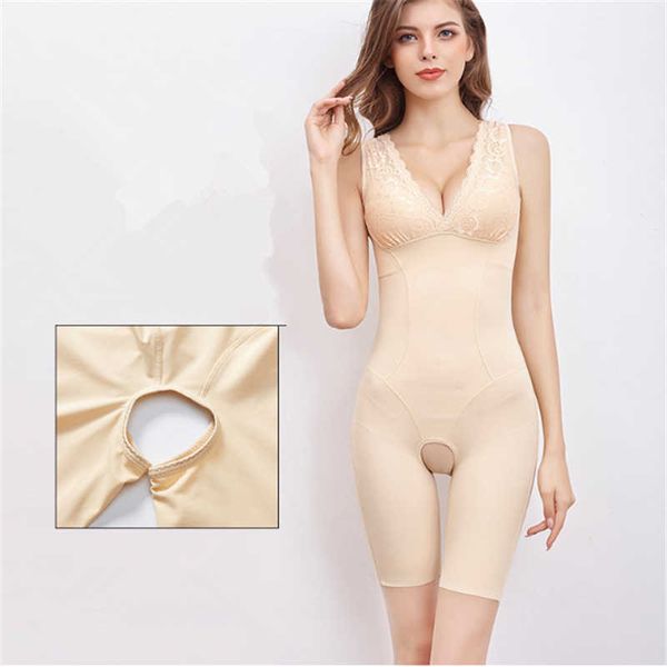 

hyaluronic acid peptide women's body sculpting bodysuit slimming abdomen fat burning underwear 2 colors -3xl, Black;white