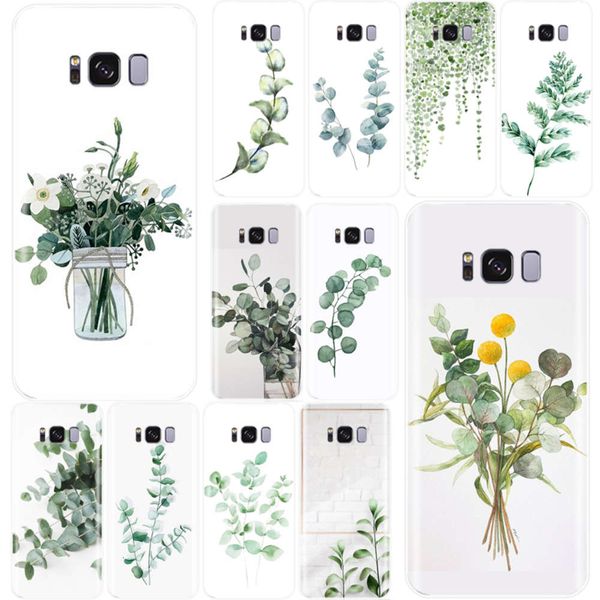 

samsung mobile phone tpu silicone cover, samsung galaxy note 8 9 s7 s6 edge s8 s9 s10 plus watercolor flower soft silicone cover