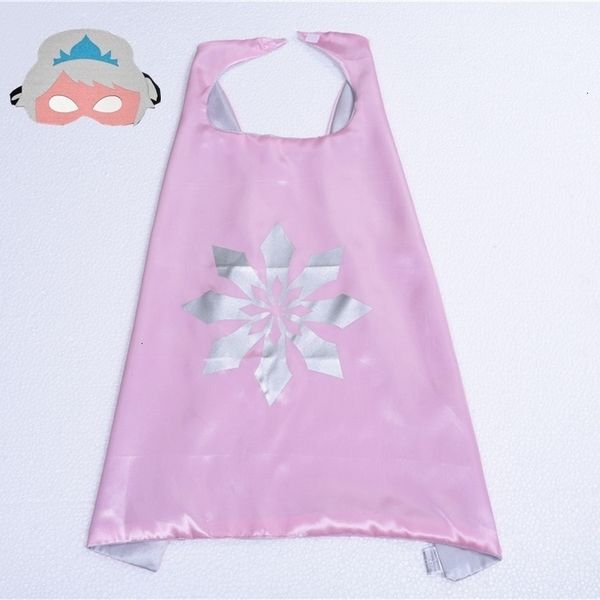

double designs 70*70cm with layer children 101 mask kids cartoon cosplay cape for christmas halloween par