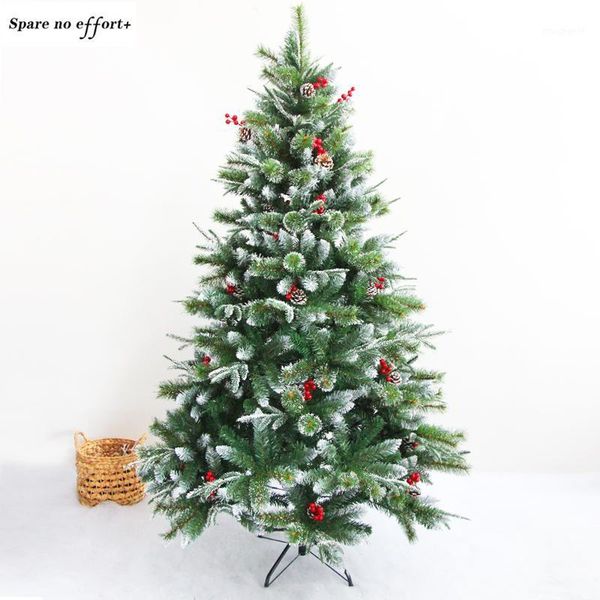 

new year christmas tree with snow christmas tree decorations merry festival diy self-installation for xmas gift1