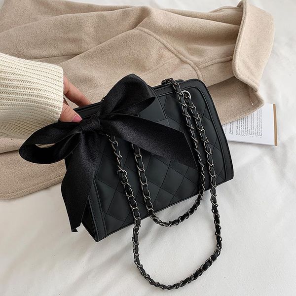 

ladies winter 2021 brand designer shoulder handbag ladies trend handbag black pu leather crossbody bag