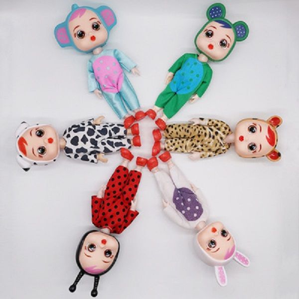 

animal toot mouth doll 13 joint cute rabbits frog dog doll birthday gift set doll wholesale