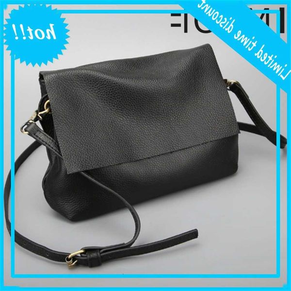 

new collection 2020 for women single shoulder messenger bag personality soft leather ladies bags black designer sac a main