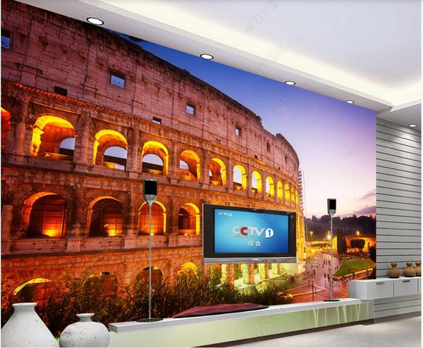 

3d wallpaer custom p mural rome famous architecture hd pgraphy 3d wall murals wallpaper for walls 3 d living room home decor