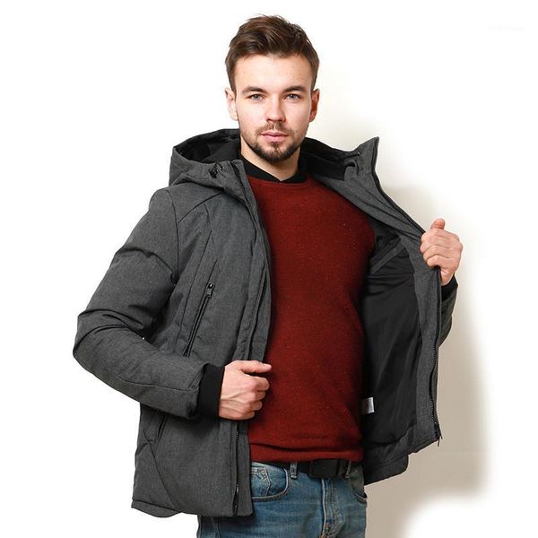 

casual mens cotton jackets autumn & winter jacket men jacket men overcoats1, Black