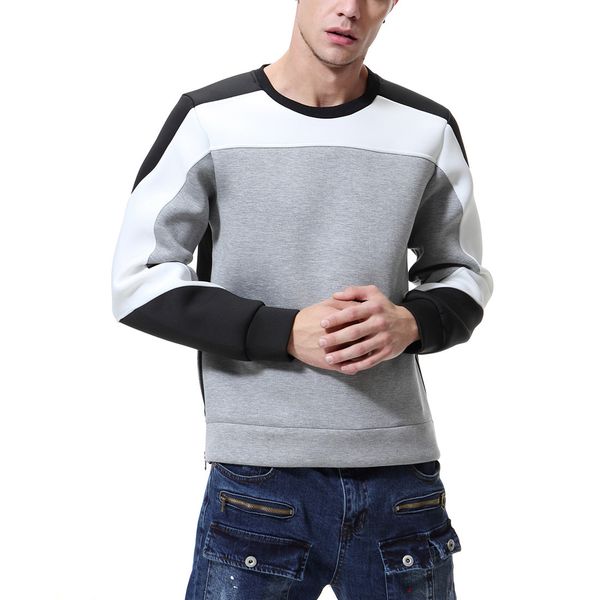 

2020 spring and autumn new style casual space cotton men's occident fashion mixed colors hoodie yw007, Black