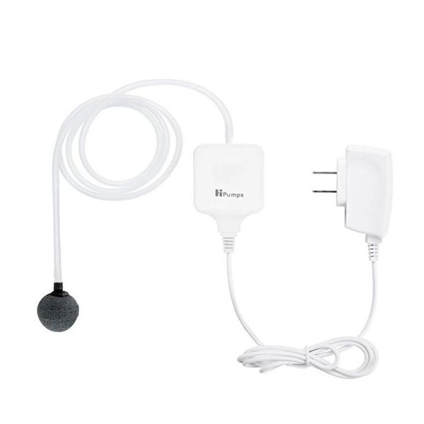 

aquarium air pump, up to 10-40 gallon, silent fish tank oxygen pump with air stone and silicone tube jvvnh