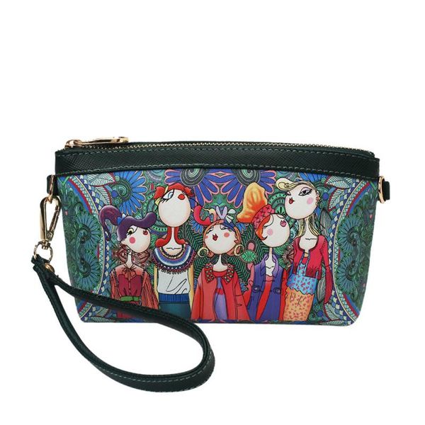 

women forest girls pattern printing enthic style single shoulder bag and rectangle handbag retro female small messenger bag #40c