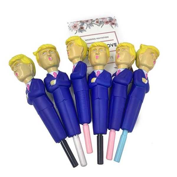 

donald trump squishy pen slow rebound simulated cartoon funny pens slow rising squeeze novelty decompre sqcsjy item_home