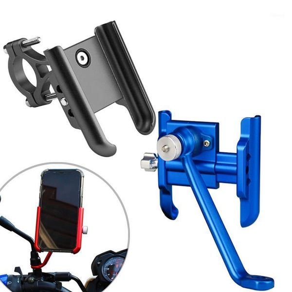 

cell phone mounts & holders ypay aluminum motorcycle holder rearview bracket bicycle stand bike handlebar mobile support mount for x 111