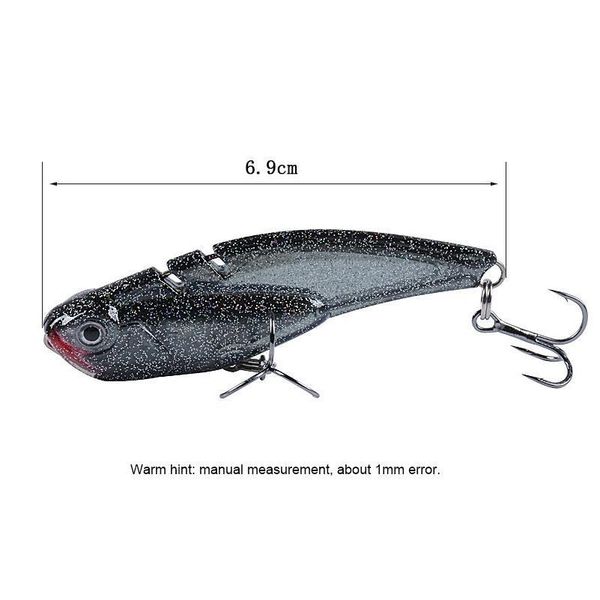 

1pcs sinking vib fishing lure artificial hard bait 70mm 19.8g fake bait sea and fresh water all waters to kill bio sqclya