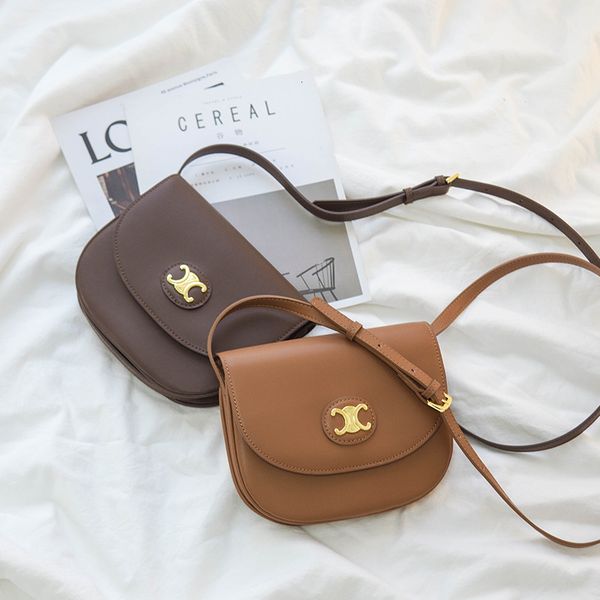 

triumphal arch saddle new style single shoulder cowhide bag