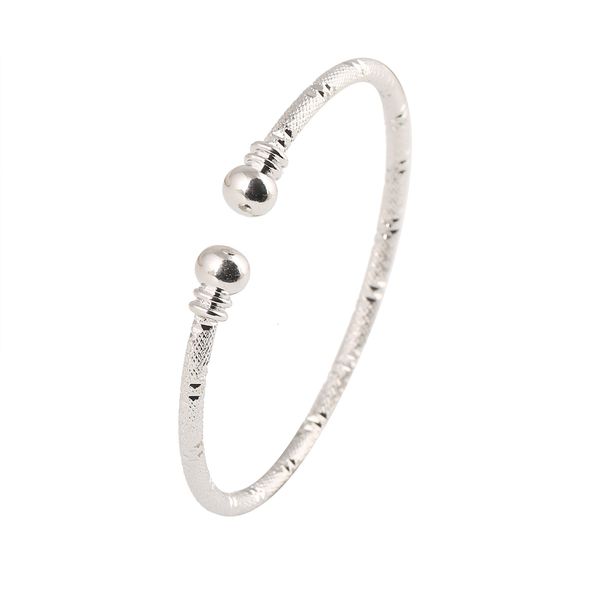 

wedding jewelry for women girls cuff bracelets elegant open size arab ethiopian india bridal bangles party gifts, White