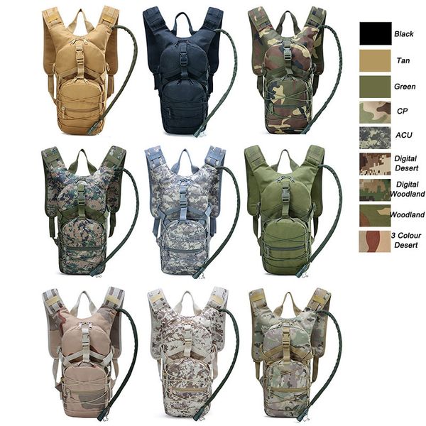 

outdoor sports hiking bag tactical assault combat camouflage tactical water pack hydration pack no11-614