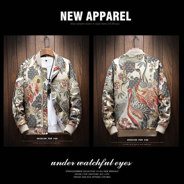 

мужская куртка мужчины пальто pull de luxe windbreaker мужчины дизайн одежда стенд воротник застегивание на панелях печать на молнии спортив, Black;brown