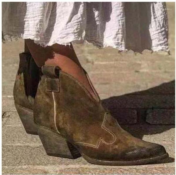 

boots women's autumn female shoes luxury designer boots-women winter footwear round toe ladies fashion low rubber 20211, Black