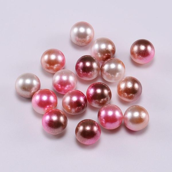 

3 4 6 8 10 12mm no hole rainbow color bead abs imitation pearl beads round plastic acrylic beads for jewelry making findings diy h wmtpco