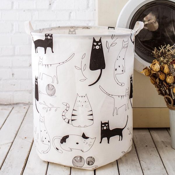 

cute animals laundry baskets foldable cloth storage basket for bathroom large size toy storage baskets home storage supplies wmtiks