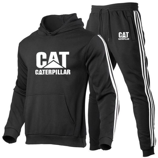 

selling men's autumn winter hoodie fashion printed sportswear men's casual sports suit designer clothing al-ys, Tan;black