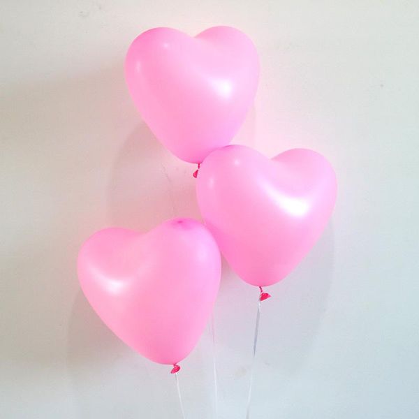 

10 шт. лот 10 дюймов любовь сердце сердце латексные гелиевые воздушные шары свадебные украшения глобальный день святого валентина с днем рож