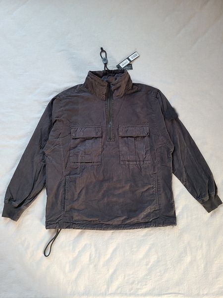 

ncaasport 3 colors 19fw 117wn smock old garment dye toney stained clothing smock size: s-3xl, Black;brown