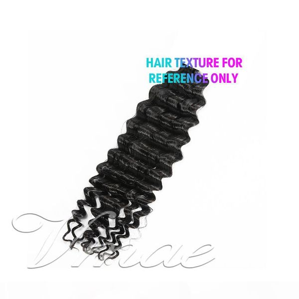 

vmae water wave deep wave peruvian 100% unprocessed remy virgin clip in natural color 120g 140g 160g human hair extension, Black