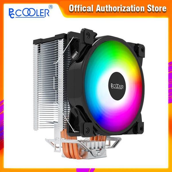 

fans & coolings pccooler 4 heat pipes cpu cooler cooling fan rgb air quiet computer processor component radiator for intel1