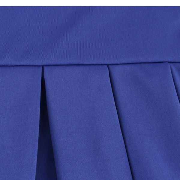 

womens mid-length slim slimming high waist pleated skirt women wfrc, Black;gray