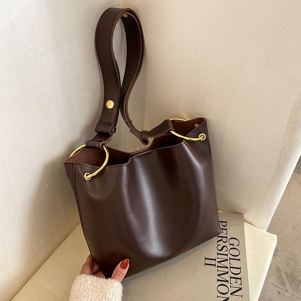 

shoulder bags fashion handbags 2021 casual all-match messenger bag retro bucket