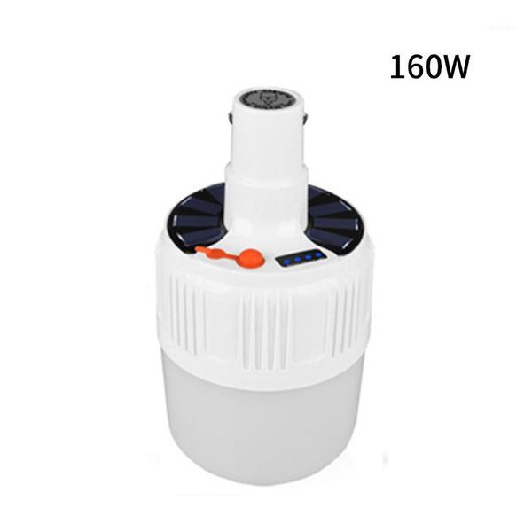 

portable lanterns rechargeable light bulb for outdoor camping 50/120/160w dimmable emergency lights bbq hanging night light1