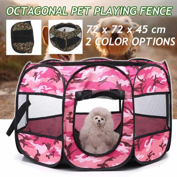 

kennels & pens dog house exercise fence pet puppy cat tent playpen portable folding travel cage accessories