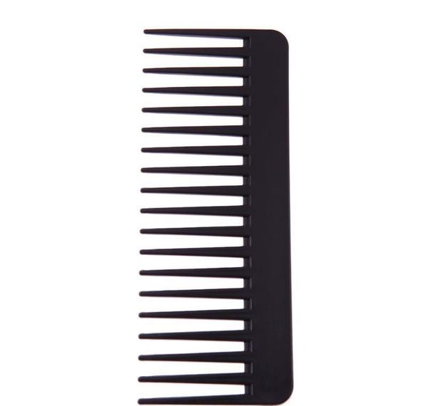 

black plastic wide teeth comb wavy hair styling d bbyiju lipper, Silver