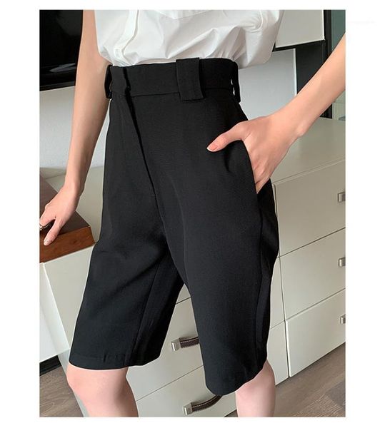 

women's cycling shorts stretch plain casual sports fitness ladies elastic waist elastic red1, White;black