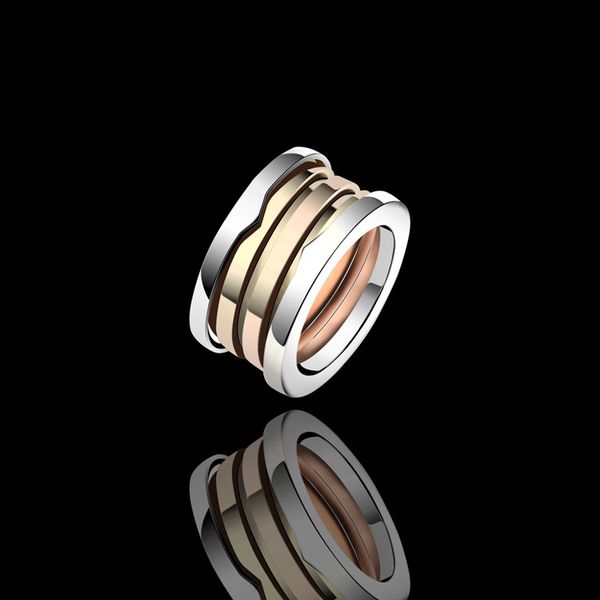 

titanium steel accessories wholesale b letter between the rose gold spring ring color spring ring, Silver