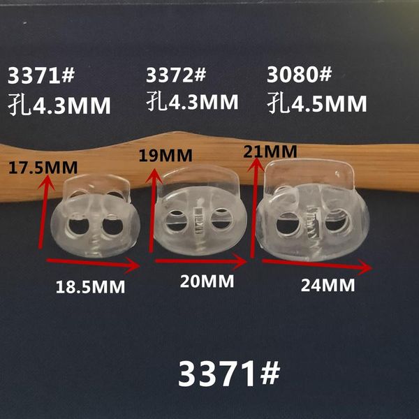 

10шт прозрачный шнур замок пластиковый стоповый шнур концы переключает клип пряжки прозрачный мороз shoelace sportswear diy сумка аксессуары