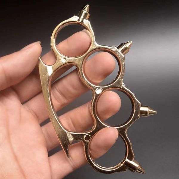 

2021 new self weapon finger tiger ring hand clasp fist clasp defense weapon tiger finger ring fist ring iron four finger hand142