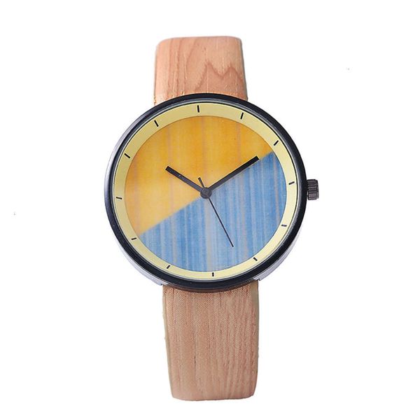 

simple men's tree texture quartz fashionable pu watch zr5z, Slivery;brown