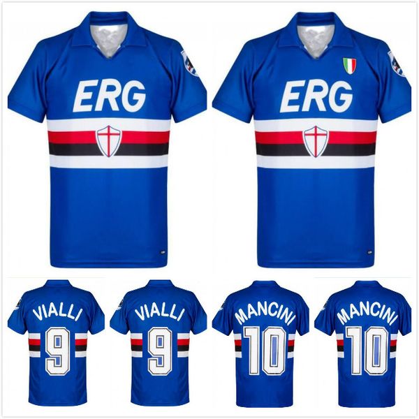 

1989 1990 sampdoria retro soccer jerseys 90 91 92 uc sampdoria vintage classic mancini vialli cerezo attilio lombardo jersey football shirt, Black;yellow